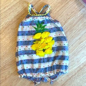 Mud Pie Pineapple Romper